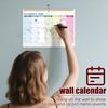 Meetory Desk Calendar 2025-2026, 11.81" x 8.46" 18-Month School Year Desk/Wall Calendar From 2025 JuLY- 2026 Dec, Seasonal Desktop Calendar for Home,