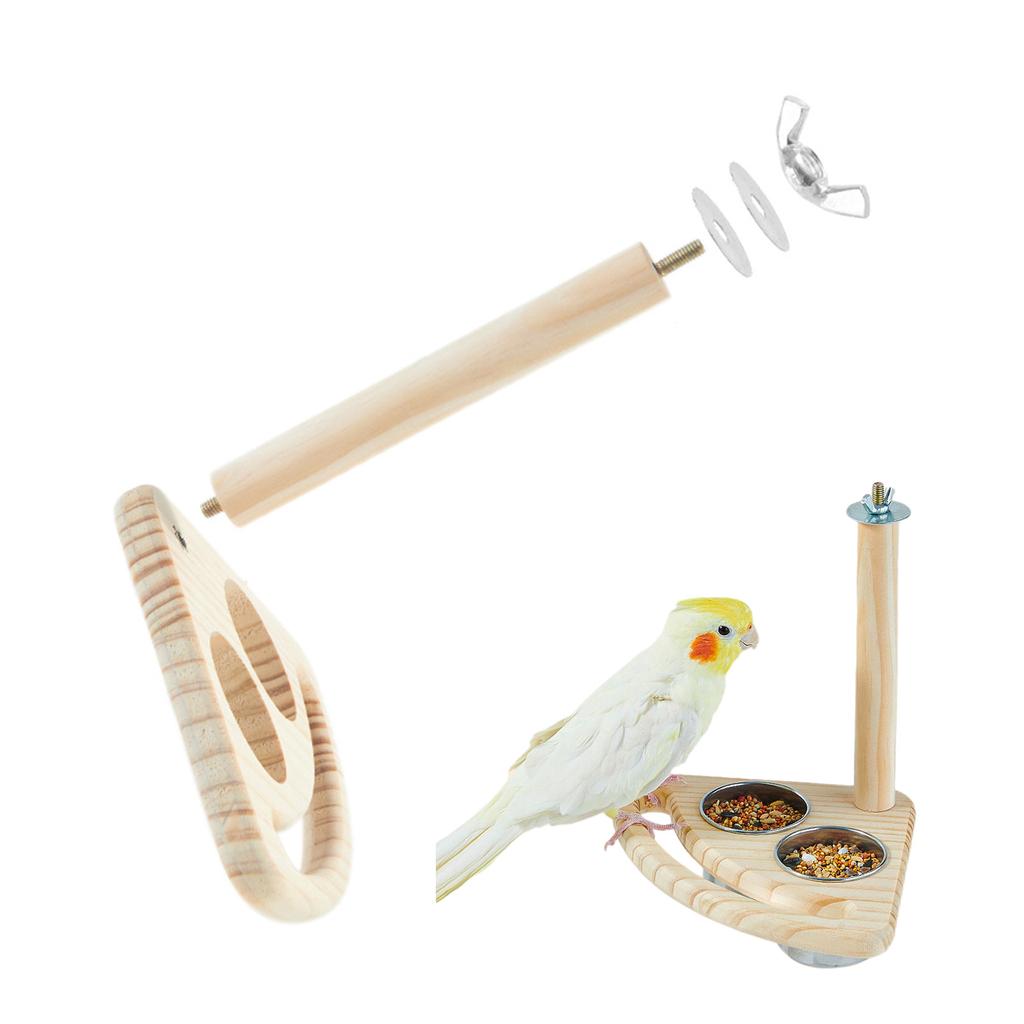 Кормушки для клеток попугаев + набор насестов Многофункциональные мостовые насесты Подставки Аксессуары для клеток попугаев