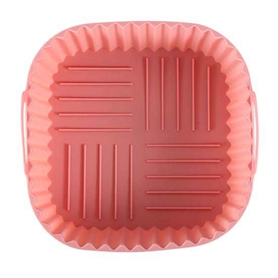 Square Air Fryer Liner Silicone Baking Mat 6.7 Inch Non-Stick