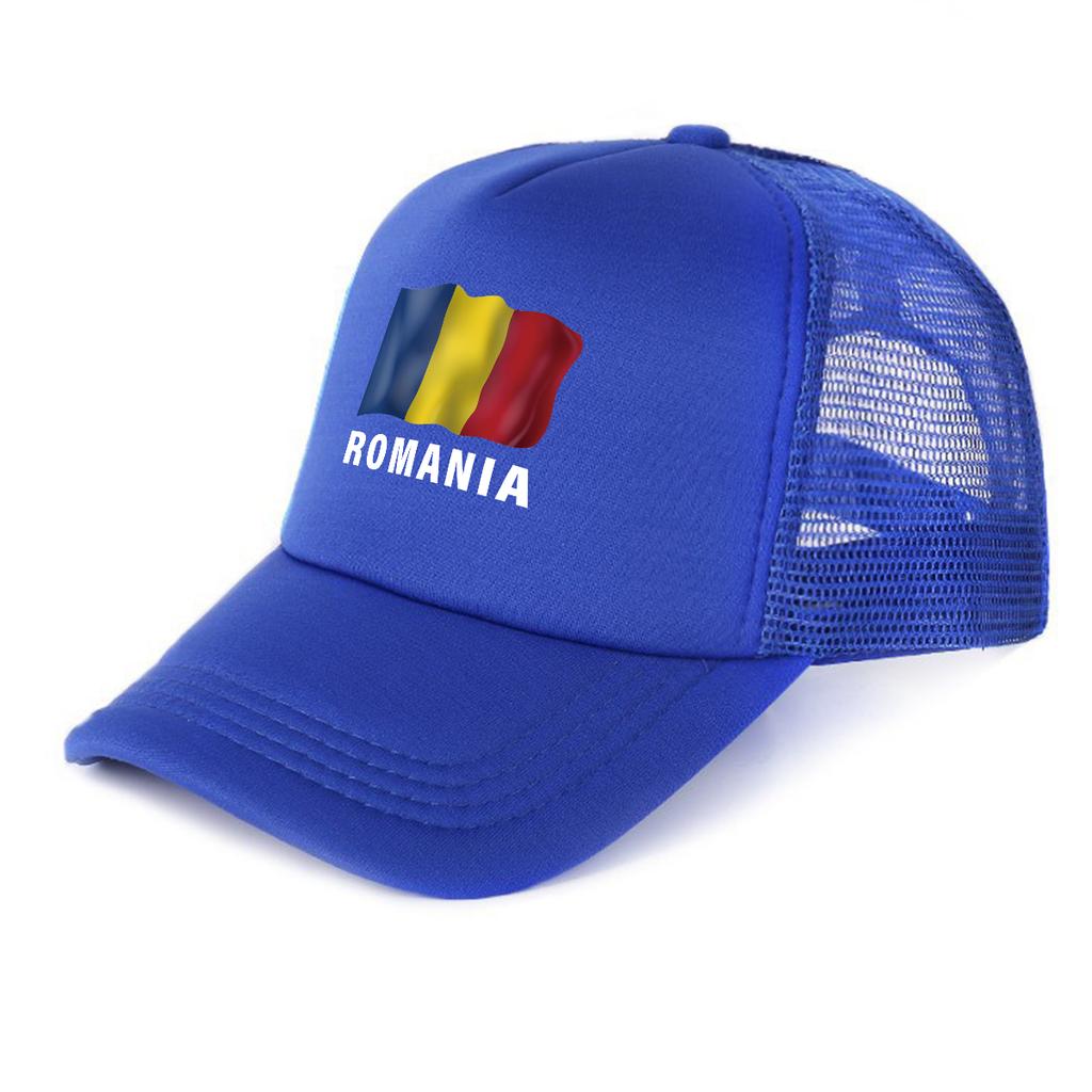 RoUnisexia Flag Printed Trucker Hat Adjustable Curved Brim Breathable Vintage Cap Unisex for Street Wear Mountaineering Travelling