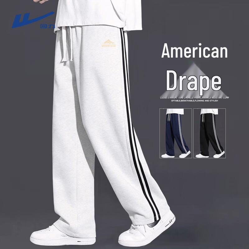 Warrior Men's American Style Loose Straight-Leg Sweatpants