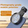 Universal Phone CPL Polarizing Filter Professional Camera Lens Attachment for Android Anti-Glare