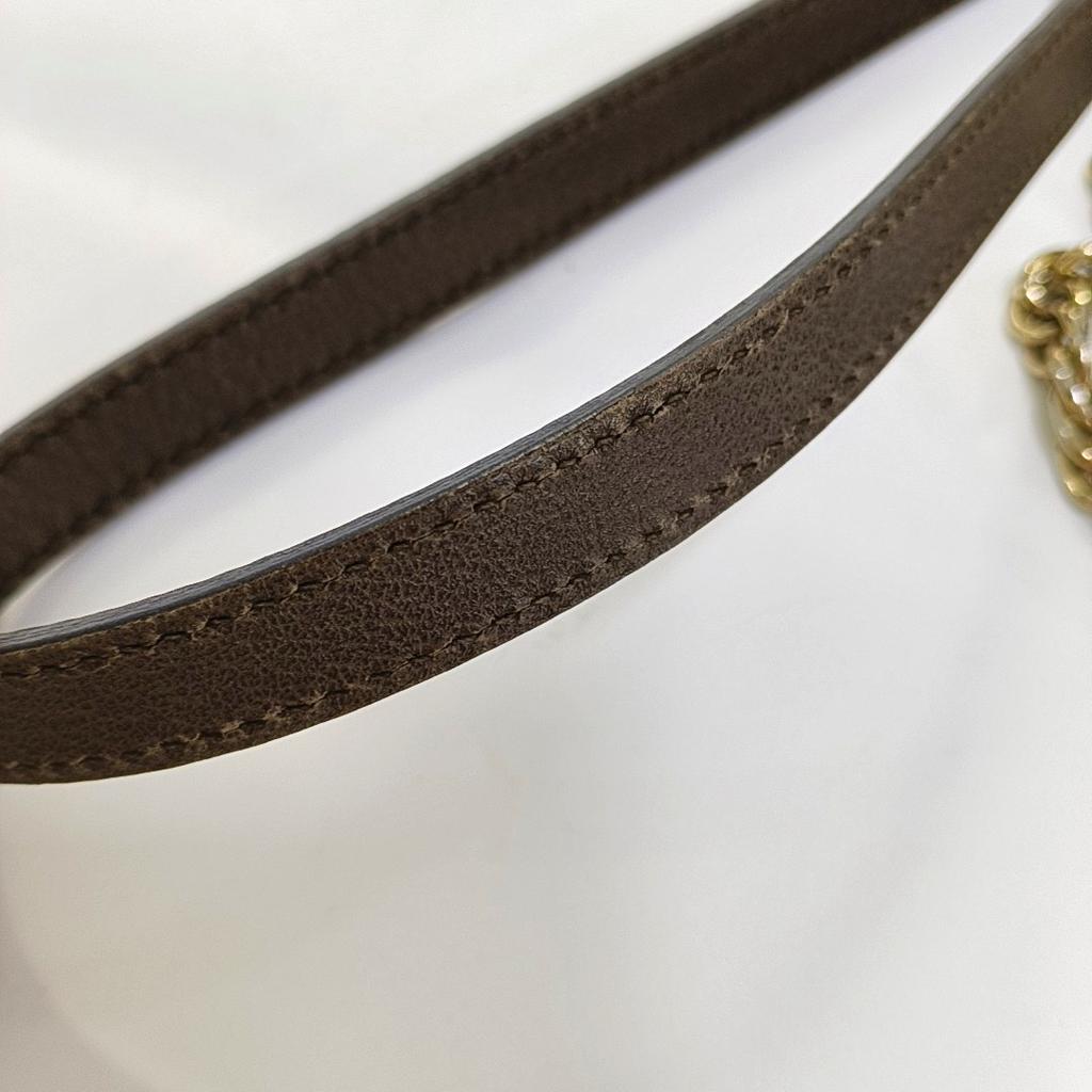 [Pre-Owned] Gucci Ophidia GG Mini Round Bag 'Beige' - Good #MQ866J