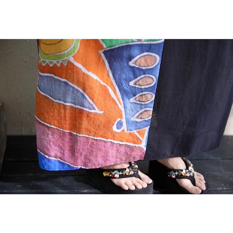 DIMANAF 2025 Летнее женское платье больших размеров Свободное платье с принтом Карманное элегантное базовое винтажное повседневное макси-платье