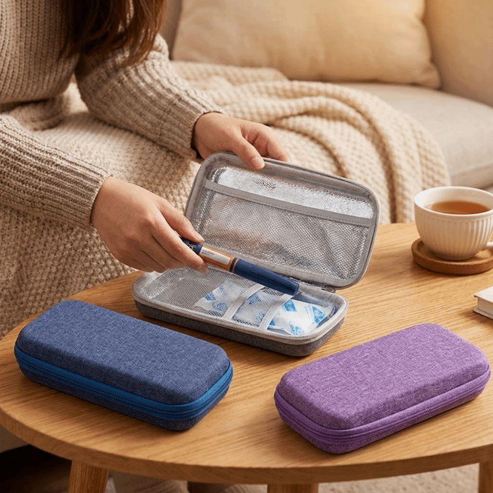 Waterproof Insulin Cooling Bag Shockproof Medicine Storage Box Insulin Organizer  Travel Case