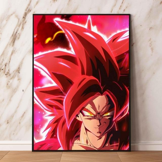 Холст Плакат Dragon Ball Kakarot Hd Print Art Print Рождественский подарок Модульная картина