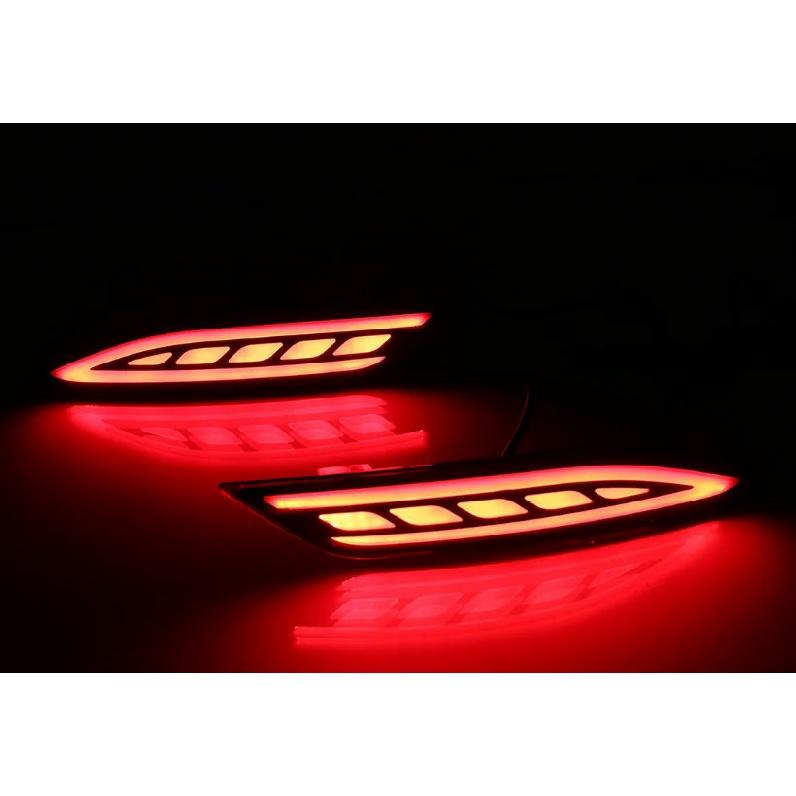 2Pcs Taillight For Honda HR-V HRV Vezel 2015 2016 2017 2018 Led Rear Bumper Brake Light Turn Signal Lamp Drive Warming Lights