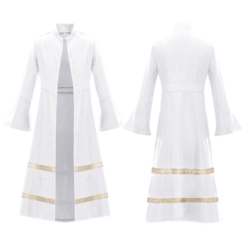 Medieval Monk Priest Halloween Cosplay Robe