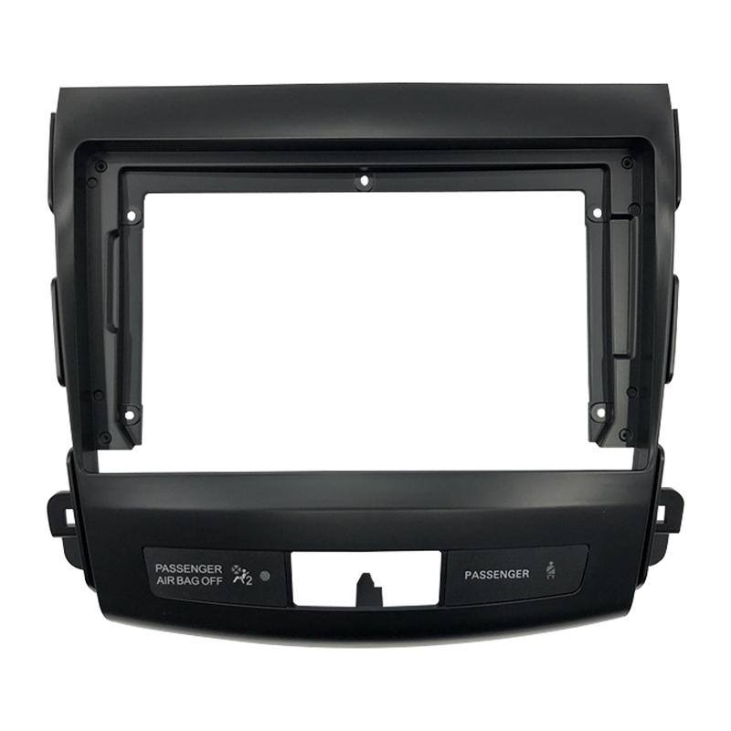 9 inch Car DVD Frame Audio Dash Trim Kits Facia Panel Radio Player screen 2 Din For Mitsubishi Outlande 2008-2011 Mount Kit
