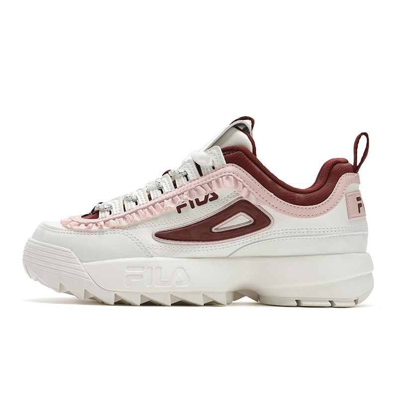 Fila Disruptor 2 Серия Ретро Универсальная Мода Спорт Удобная Амортизирующая Прочная Низкий Верх Повседневная Обувь для Образа Жизни Женские кроссовки F12W512135FSR