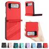 Leather Flip Case for Samsung Galaxy Z Flip 6 5 4 3 Credit Cards Slot Phone Bag Cover Shockproof | Classsic Business | 8 Colors