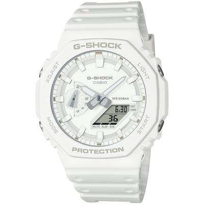 Мужские часы G-Shock, серия TONE-ONTONE GA-2100-7A7JF, белые, настоящая японская модель
