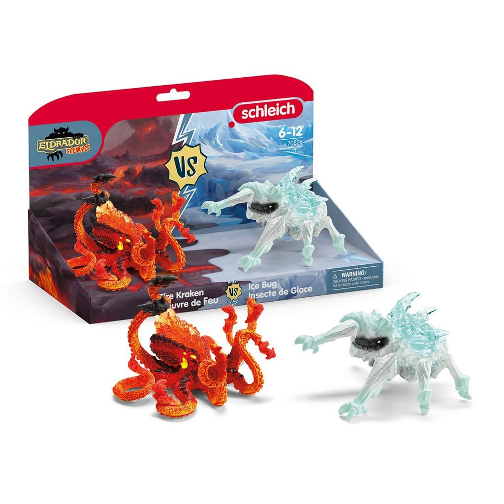 Schleich El Dorado Ice Bug Vs Lava Kraken 70826