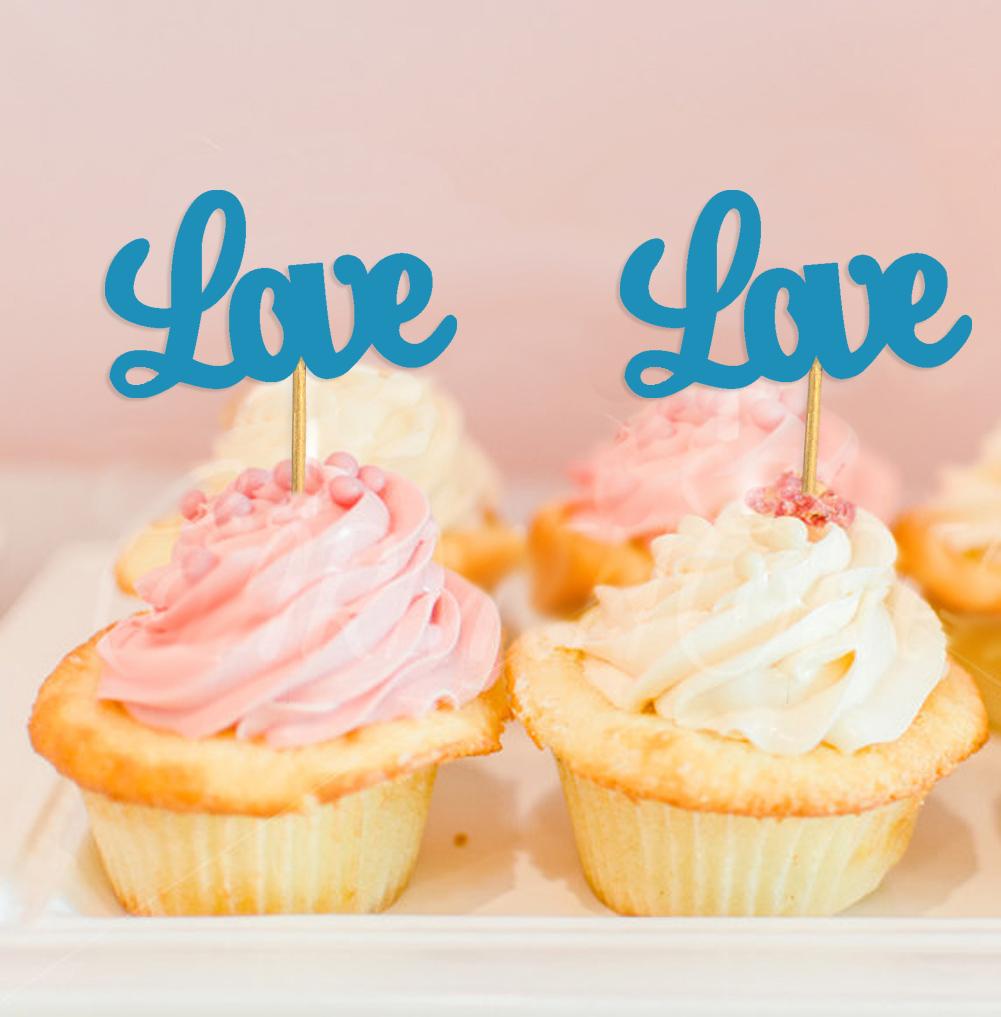 Дарлинг Сувенир| Ботворезы для кексов Love| Десертные украшения для свадебной вечеринки - упаковка