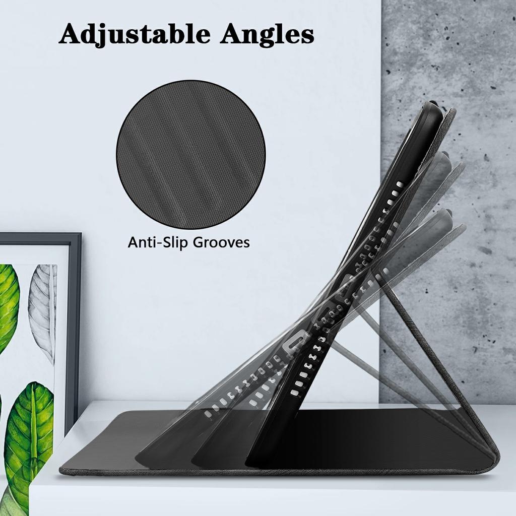 Чехол-книжка из ПУ кожи с рисунком для Xiaomi Redmi Pad 2, чехол-подставка для планшета со слотом для стилуса (Стилус не входит в комплект)