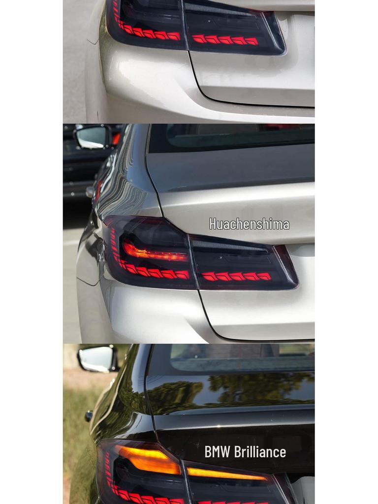 Светодиодные задние фонари для BMW 5 серии G30/G38 2018-20 годов: Модифицированный дизайн «Чешуя дракона» с динамическими указателями поворота.