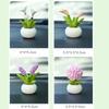 Simulation Flower Pot Car Decoration Hyacinth Center Console Ornament Car Interior Accessor  Car