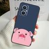Cartoon Pig For OPPO Reno 11 F 10 Pro 4Z 5Z 8T 4 5 6 7 8 Lite OPPO Find X3 X6 Pro X2 Neo X5 Lite Case