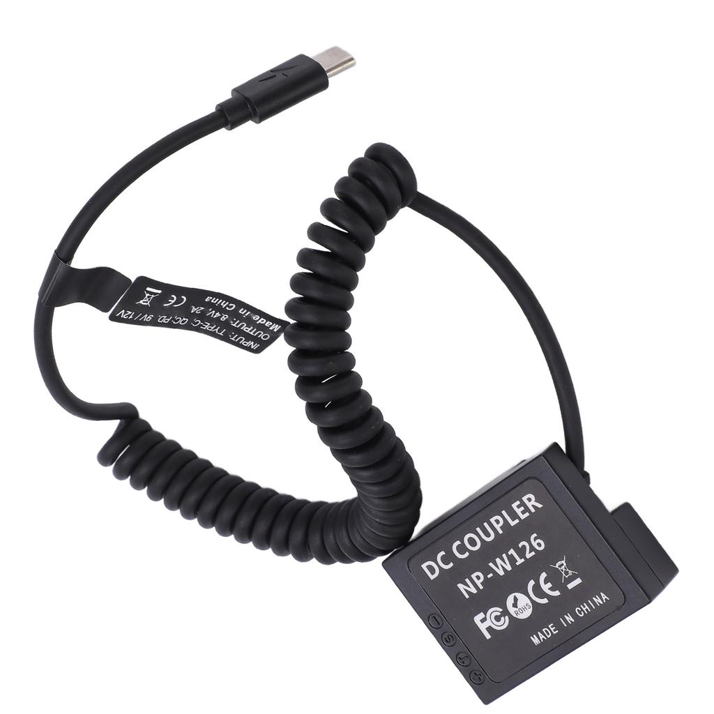 TypeC Port NPW126 NPW126 Fully Decoded Dummy Battery for Fuji XT1 XT2 XT3 Camera Series