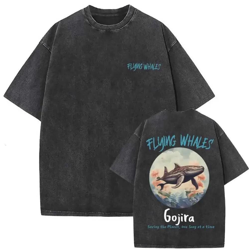 Tee New Arrival s Clothes Shirt T-Shirts Tshirt for Ropa Hombre Washed Metal Rock Band Go635