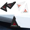 2 шт. Защитная наклейка на угол двери автомобиля, силиконовые накладки-защитники дверей для Ralliart Lancer 10 L200 Outlander Pajero