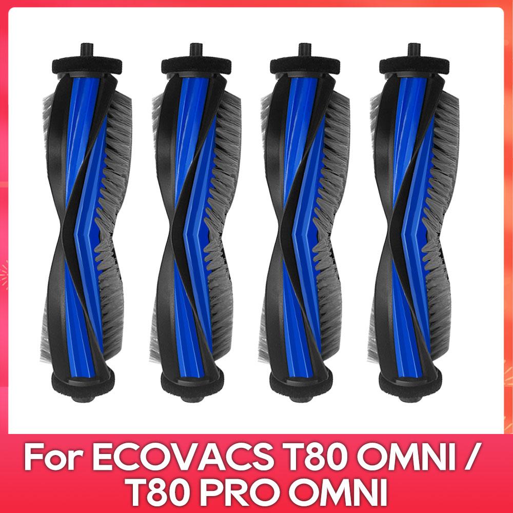 Подходит для ( ECOVACS T80 PRO OMNI / T80 OMNI ) Запчасти для пылесоса Основной ролик Ткань для швабры Боковая щетка Пылесборник HEPA-фильтр Аксессуары