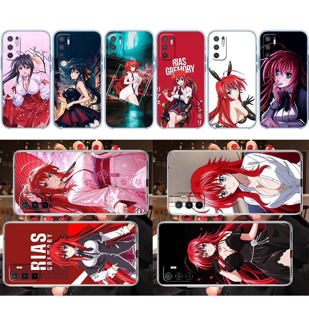 LO84 Rias Gremory Phone Case for Motorola Moto E13 E15 E20 E22 E22I E22S E30 E32 E40 E7 E7I G Plus Power Play Stylus G22 G14