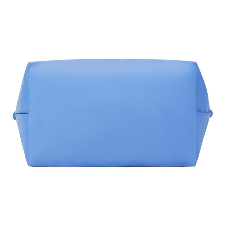LONGCHAMP Snap And Zip Closure Recycled Polyamide Canvas Tote Bag, Shopping Bag, Handbag, Shoulder Bag Women's Blue 2605919P82