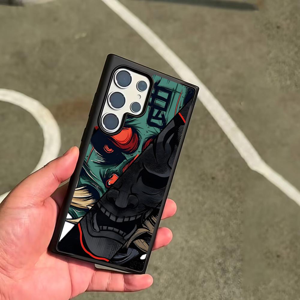 Чехол для телефона Япония Лицо Призрака Самурай для SAMSUNG Galaxy S26 S25 S24 S23 S22 S21 S20 FE Plus Ultra