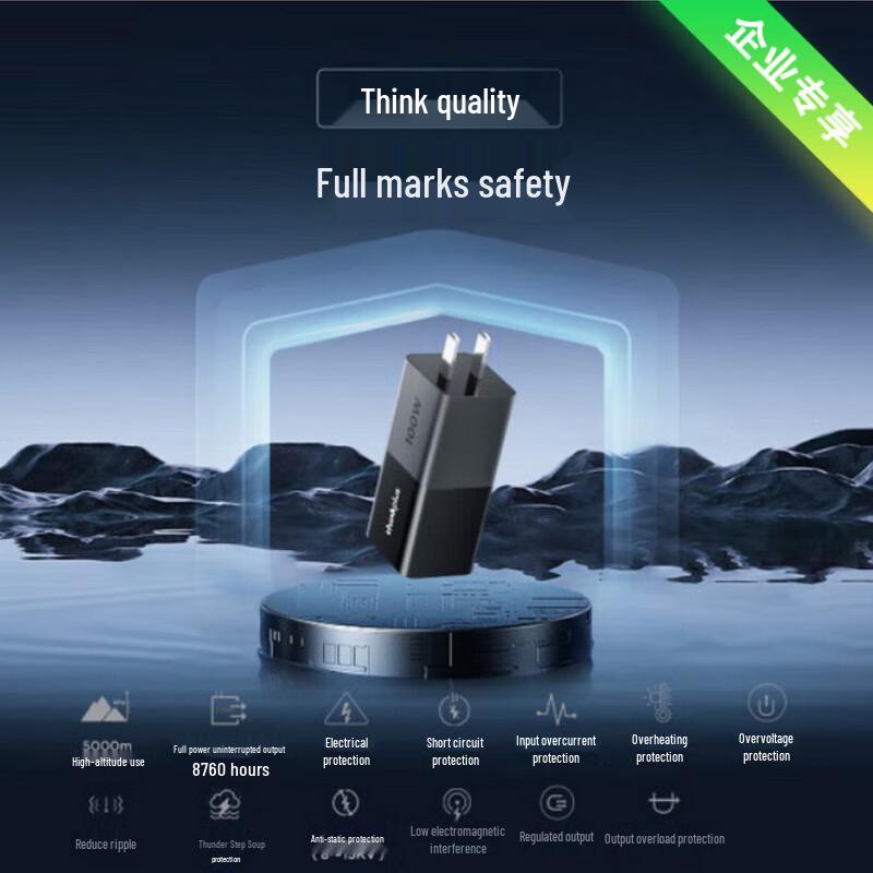 Lenovo thinkplus 100W GaN USB-C Mini Charger
