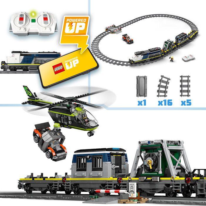 LEGO City 60508 Le Braquage du Train de Police - Jouet de Construction dès 7 ans - Cadeau