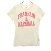 FRANKLIN&MARSHALL Made In Italy Short Sleeve T-shirt M Off White Women Used