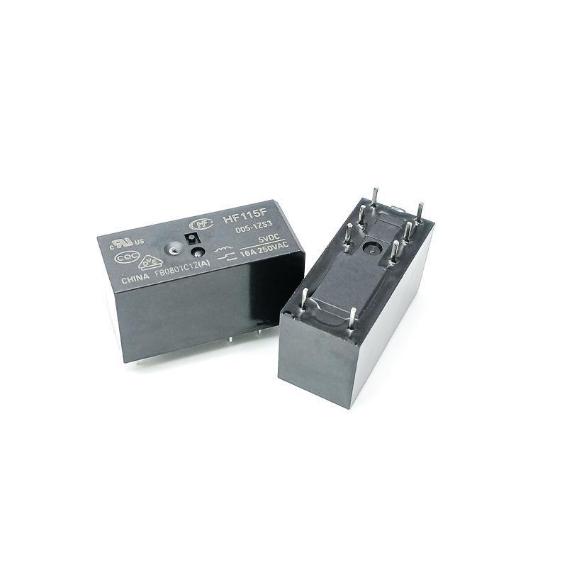 Реле HF115F: 024-1ZS3 и 005-1ZS3, SPDT, 8 контактов, номинальный ток 16 А