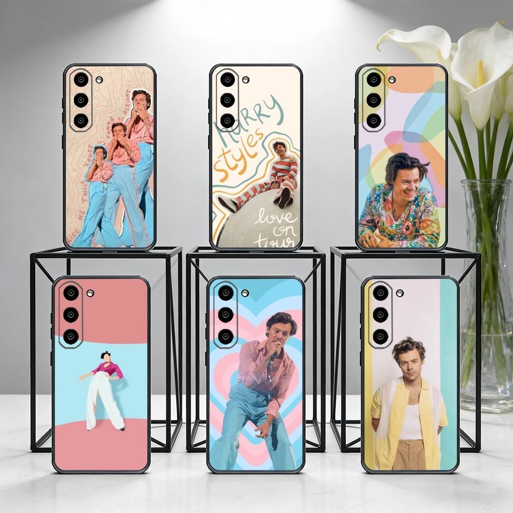Singer Harry Styles Phone Case For Samsung Galaxy A73,A72,A71,A70,A53,A52,A51,Others Soft Black Cover