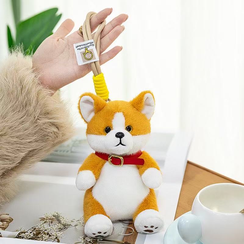 15/22cm Palm Treasure Corgi Doll Simulation Stuffed Plush Toy Hand Doll Cartoon Cute Pillow Funny Child Gift Doll At Home