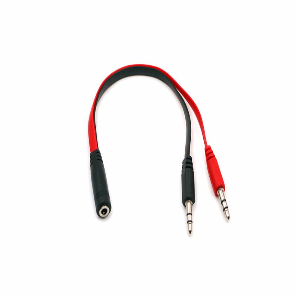 1 Female To 2 Male 3.5 Jack Audio Splitter Cable 1 Male To 2 Female Durable Smart Phone