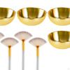 4 Pieces Face Mixing Bowl Set DIY Tools Multipurpose Stainless Steel Facial Bowls for Makeup