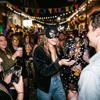 Fancy Prom Cat Women Mask BlackCosplay Half-Face Mask Cat Ear  Mask  Halloween Festival Party Mask