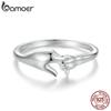 BAMOER 925 стерлингового серебра семейное кольцо вечные семейные узы кольцо позолоченное белое золото для женщин ювелирные изделия