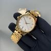 Langjia Retro Couple's Quartz Watches with Sapphire Glass and Interchangeable Steel and Leather Straps