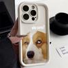 Забавный чехол для телефона с щенком для iPhone 16 15 14 13 12 11 Pro Max Mini X XR XS SE20 8 7 Plus Силиконовые чехлы Бигль Вельш-корги