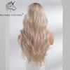 BLONDE UNICORN Lace Front Wig Blonde Wave Wig Hair Synthetic Wigs for Black White Women Daily Party Cosplay Heat Resistant Hair