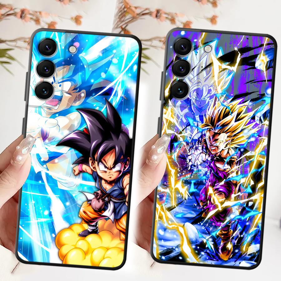 Dragon Ball Son Gohan Case for Samsung Galaxy A30 A15 A10 A12 A03 A05 A20 A13 A06 A04 A70 A50 A40 A16 Black Soft Phone Cover