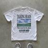 70s Rock Style Pattern Short Sleeved Unisexs And Unisexs Talking Heads Pattern Tshirt This Must Be A Local Sentiunisextal Tshirt
