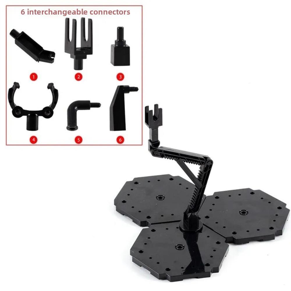 Replaceable Connectors Action Figure Stand Adjustable Arm Model Support Stand Model Display