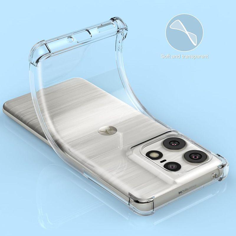 Shockproof Airbag TPU Case for Motorola Moto Edge 50 Pro Edge 50 Fusion Transparent Protective Ultra Thin Clear Full Protection Cover