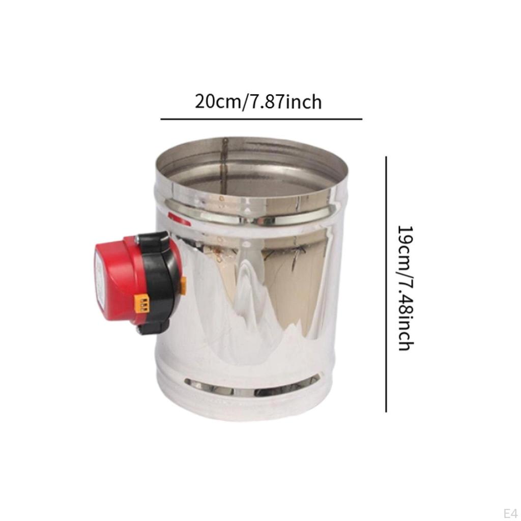 201 Stainless Steel Electric Air Duct Damper Valve,Motorized Volume Damper, Balancing System