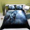 Комплект постельного белья с изображением лошади, 3D-принт с изображением белой лошади, комплект постельного белья с изображением дикой природы, размер King Size, 2/3 шт., покрывало для детей, мальчиков и мужчин