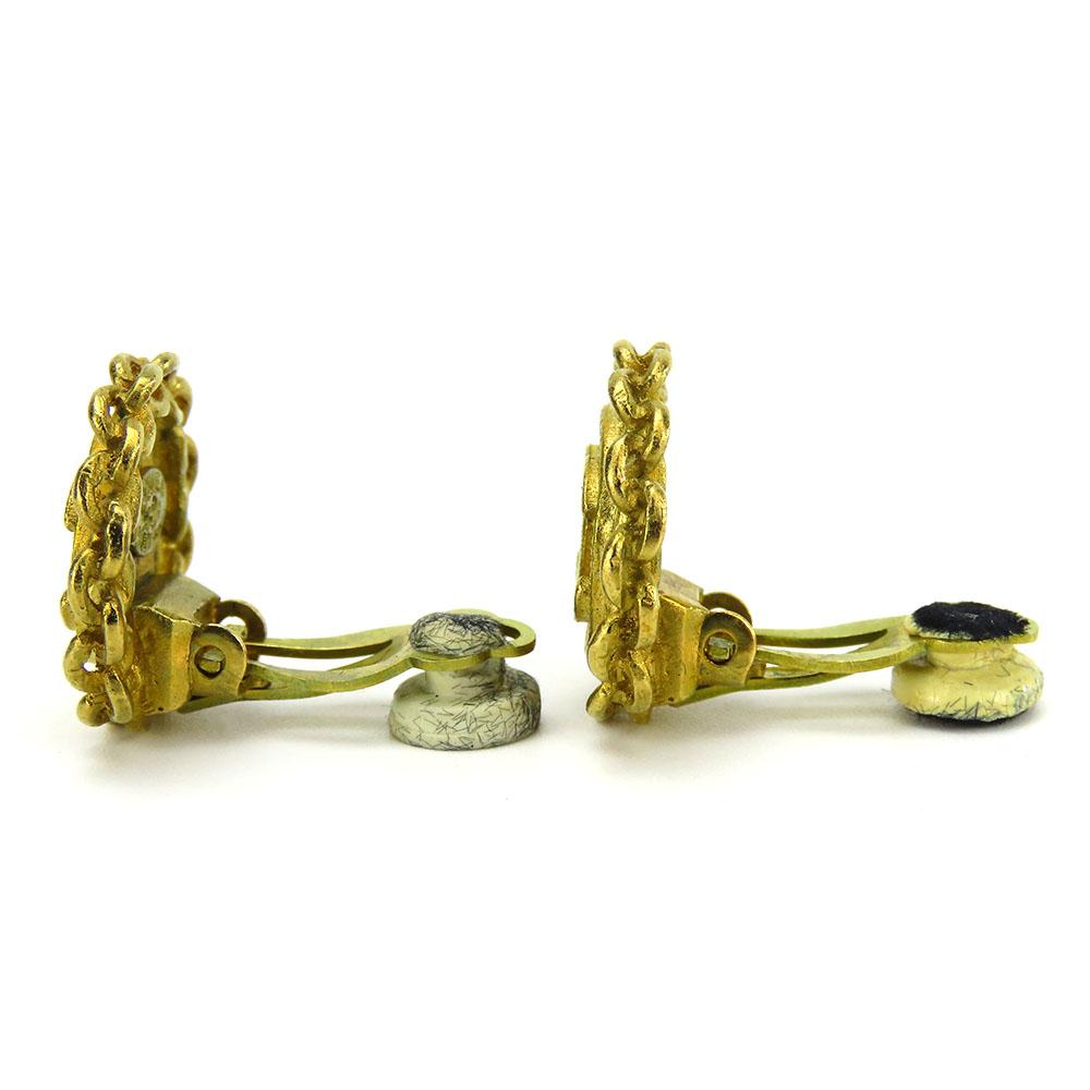 Б/у Серьга CHANEL Знак COCO металл 9г золото Аксессуары