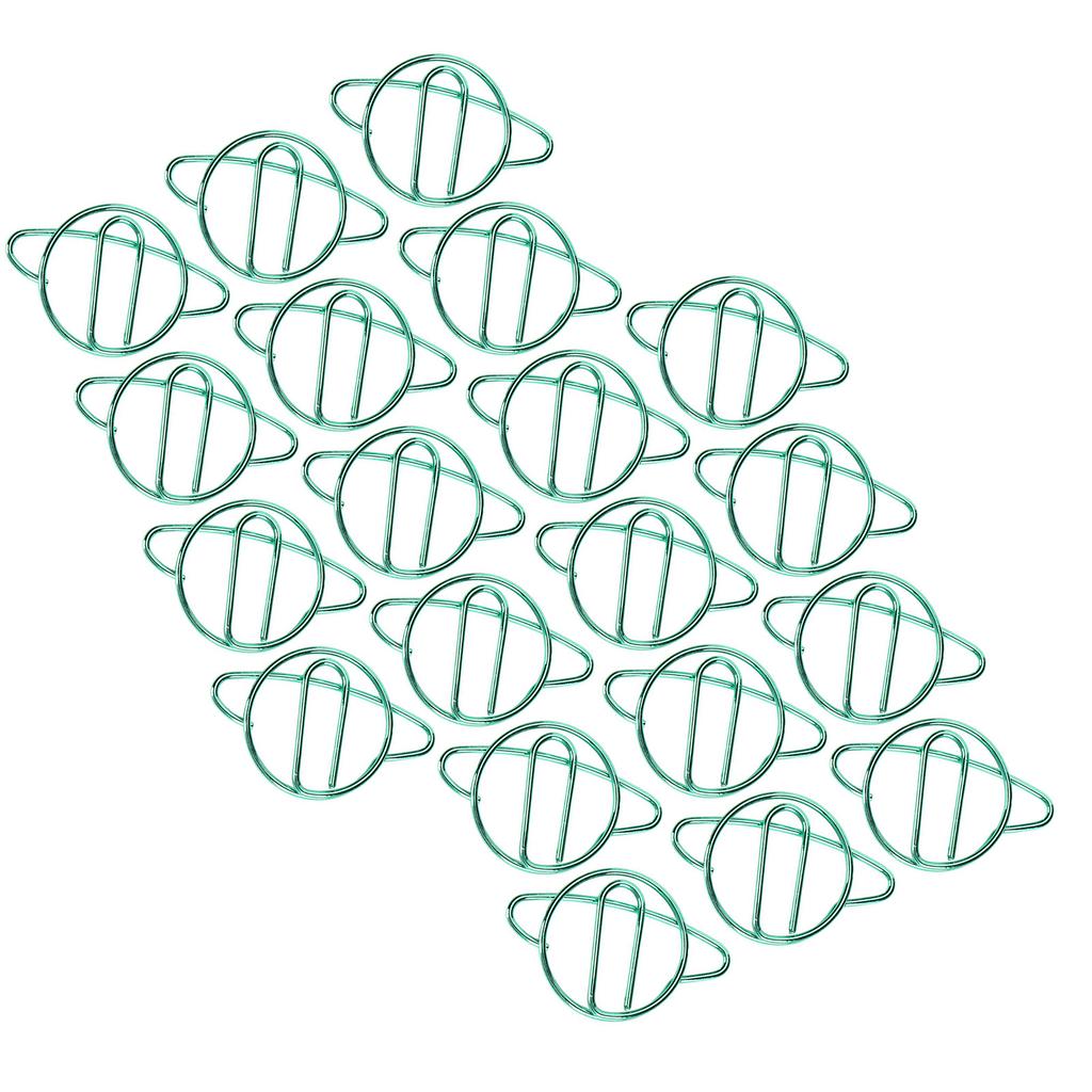 20 шт. забавные скрепки в форме планеты закладки зажимы для организации документов принадлежности для дома и офиса
